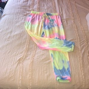 Shein Joggers Tie Dye